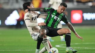 Western Conference Final live updates: LAFC vs. Austin FC taken Banc of California Stadium | Los Angeles (MLS Playoffs). Photo by USA Today Sports